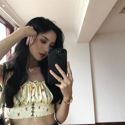 no identity 原创设计faith爱心隔珠组合项链设计感钢肽锁骨链女 商品图2