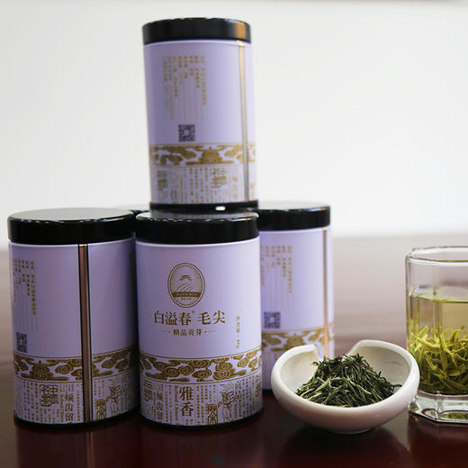 【宜昌助农馆】五峰白溢春精品贡芽 240g  48*5罐 商品图1
