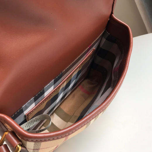 B家中古vintage系列新款小号邮差包-棕红 商品图8