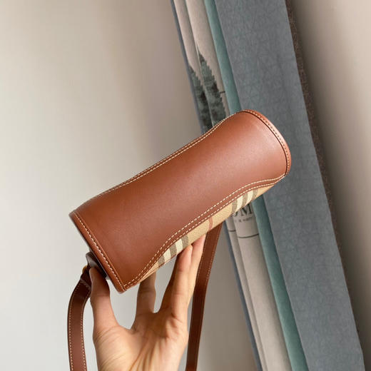 B家中古vintage系列新款小号邮差包-棕色 商品图4