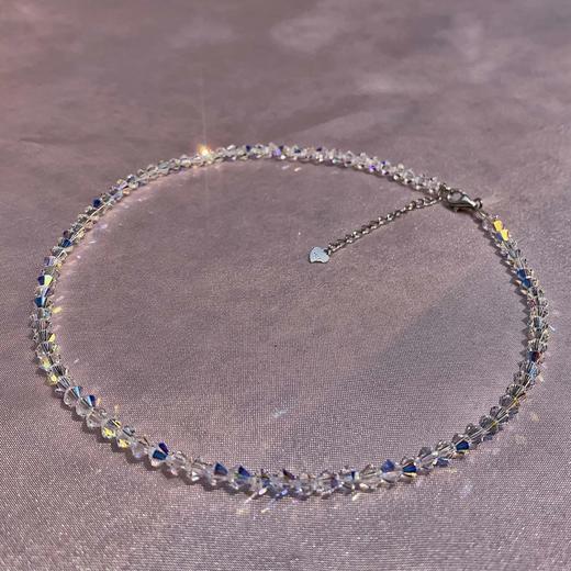 no identity轻奢宫廷风贵妇水晶项链锁骨链超闪百搭choker 商品图0