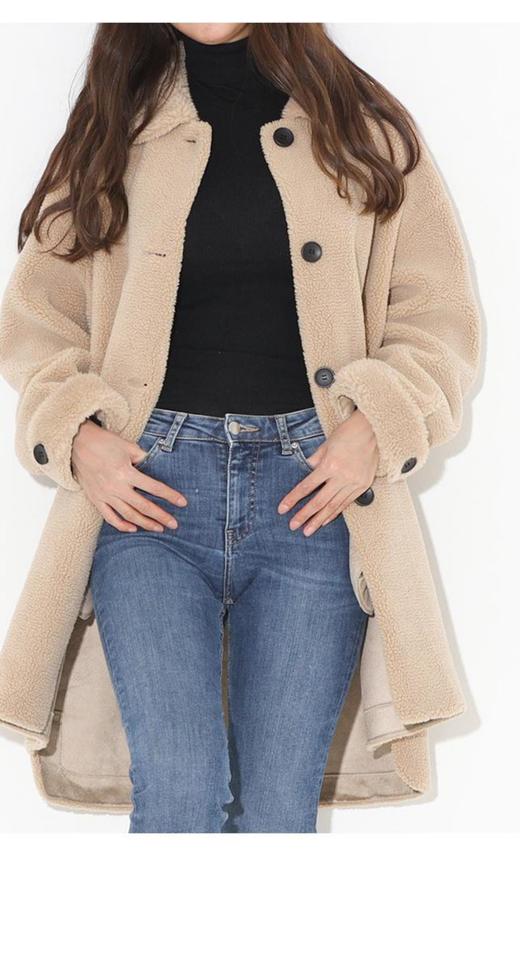 beetlebud   4按钮领羊毛外套JPY带授权招加盟代理 商品图2