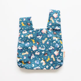 HUJI祤集套结手提包插画淘气小猫