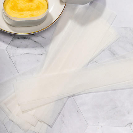 鸿蓝围边纸500入尺寸：19*3cm 半熟芝士围边 西点围边 脱模纸 商品图1