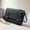 双扣男士邮差包-黑 商品缩略图1