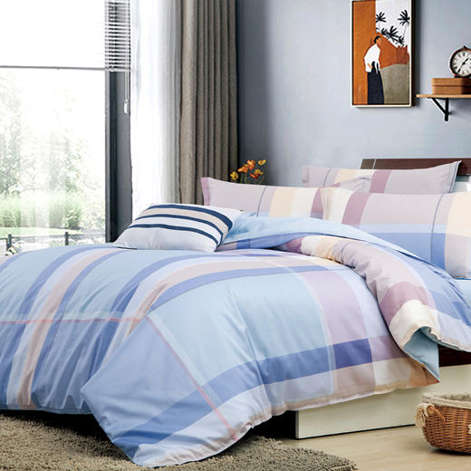 鑫缘 超柔好棉印花四件套 DMF8418 商品图1