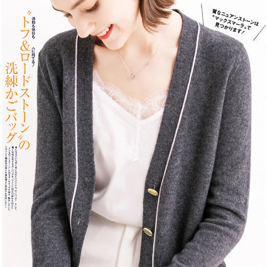 【小香风针织衫外套】慵懒风V领 宽松舒适 轻奢气质 多色多码 商品图3