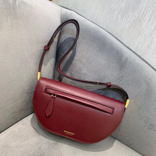 Olympia腋下包-酒红 商品图1