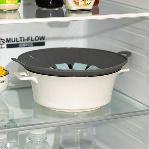 摩登主妇防溢锅盖硅胶多功能厨房家用煮粥砂锅防溢锅神器大号盖子 商品图1