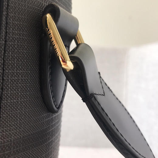 双扣男士邮差包-棕 商品图4