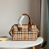 B家中古战马格子波士顿枕头包 商品缩略图3