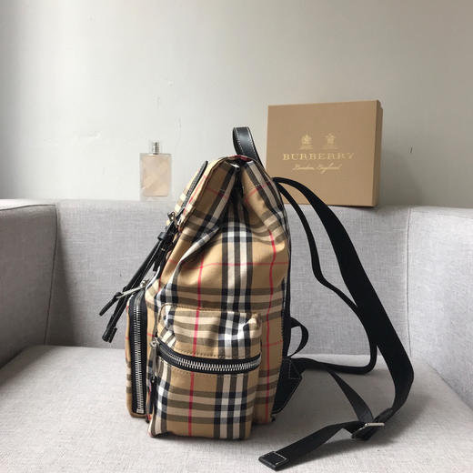 B家女士中格子双肩背包 7242 商品图2