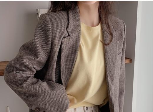 Barbiesuah    低筒女装格子羊毛夹克JPY带授权招加盟代理 商品图1