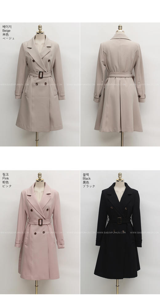 babinpumkin  它的风衣皮带套JPY带授权招加盟代理 商品图0