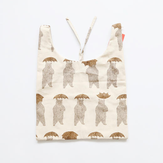 HUJI祤集Vesti手提包插画打伞熊熊 商品图0