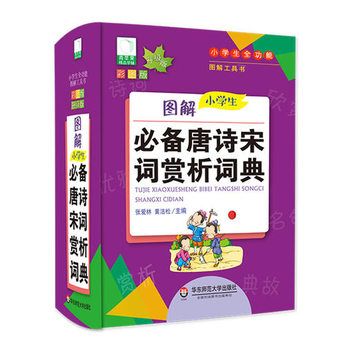 图解小学生必备唐诗宋词赏析词典 青苹果系列新版 新课标部编版 小学生全功能图解工具书 正版全彩教辅 华东师范大学出版社 商品图1