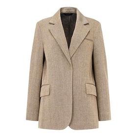 VOV    大襟翼口袋亚麻夹克JPY带授权招加盟代理