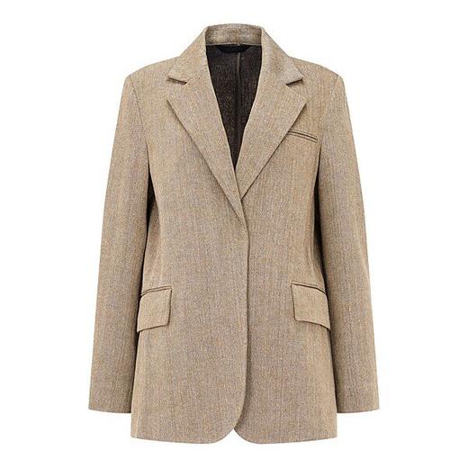 VOV    大襟翼口袋亚麻夹克JPY带授权招加盟代理 商品图0