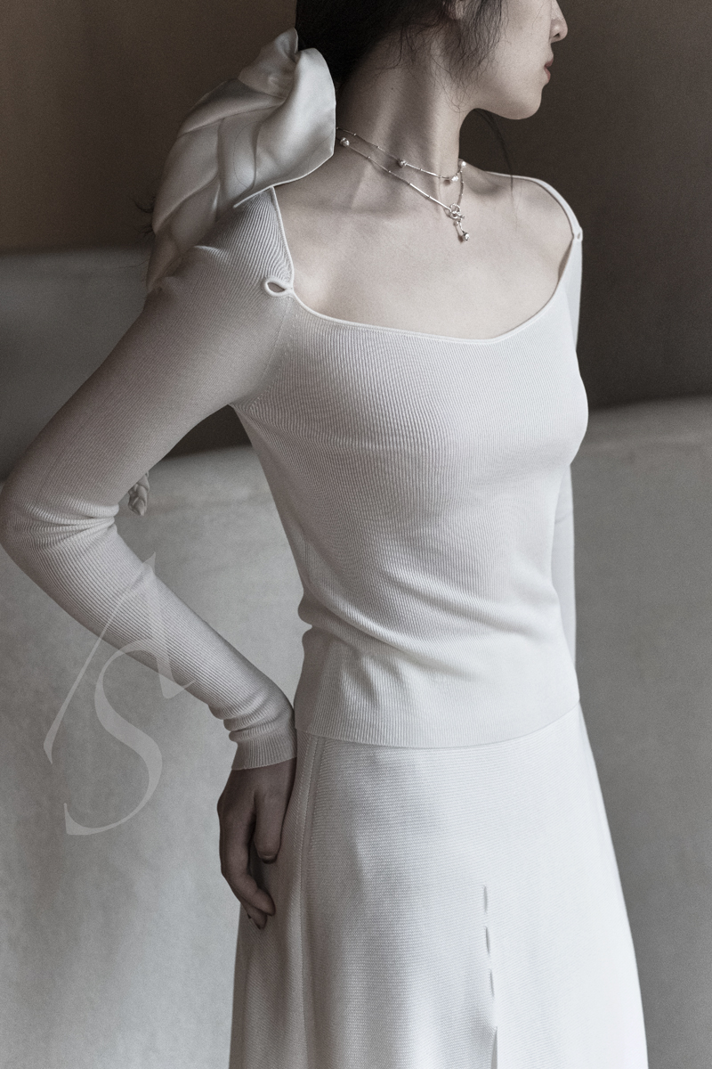 Aokinside 铃兰纯银长项链