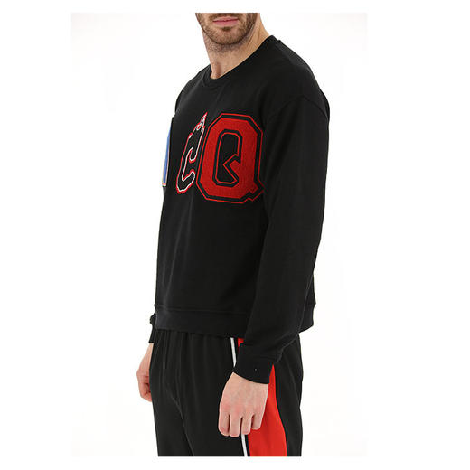 MCQ 麦昆 男士卫衣 黑色 彩色字母 472273 RMJ16 1000 商品图2