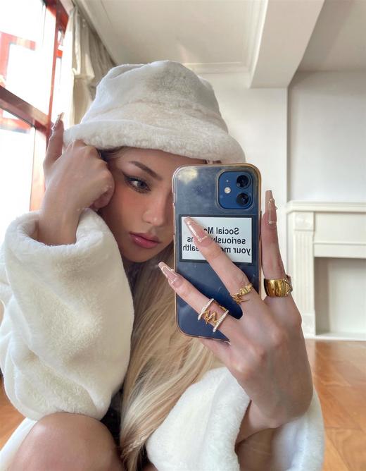 noidentity原创小众概念设计闪电戒指组合嘻哈街头不锈钢套戒情侣 商品图1