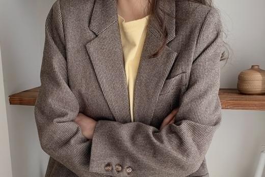 Barbiesuah    低筒女装格子羊毛夹克JPY带授权招加盟代理 商品图3