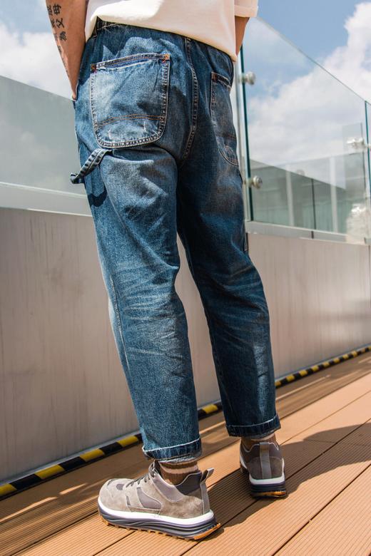 DEC B119331349 男士纯棉牛仔裤宽松蓝色牛仔裤 商品图2