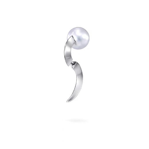 noidentity 极简小众设计感欧美走秀款ins冷淡风珍珠异型耳环耳钉 商品图4