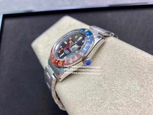 SN 劳力士 复古格林尼治型II系列腕表(可乐圈)（复古钉带-亚克力玻璃，2836机 40毫米） 商品图8