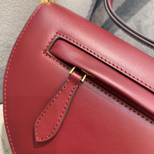 Olympia腋下包-酒红 商品图4