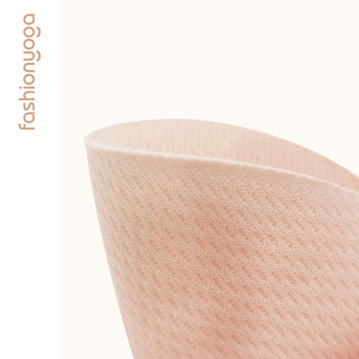 FX-004、FX-005凡圣瑜伽瑜伽服胸垫插片上薄下厚立体透气棉感胸垫 商品图3