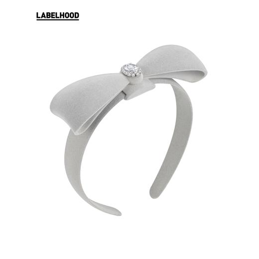 SHUSHU/TONG 植绒蝴蝶结发箍 20376NNNYLRED 商品图2