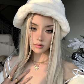 no identity 原创设计faith爱心隔珠组合项链设计感钢肽锁骨链女