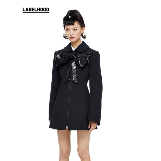 SHUSHU/TONG 修身中长外套 SS21CO04UT152BA100 商品图0