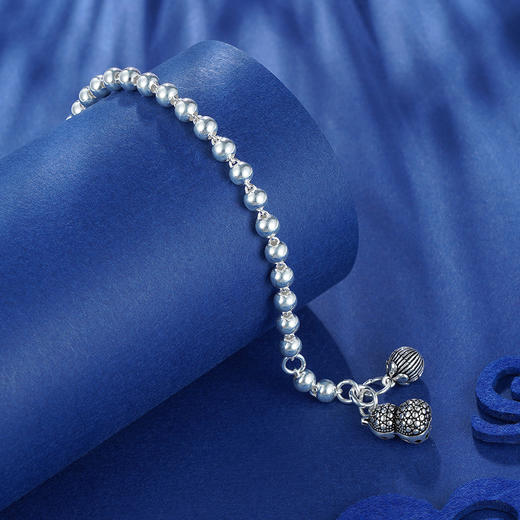 【祷福】S925银佛珠手链【TSB0001-2】2101 商品图0