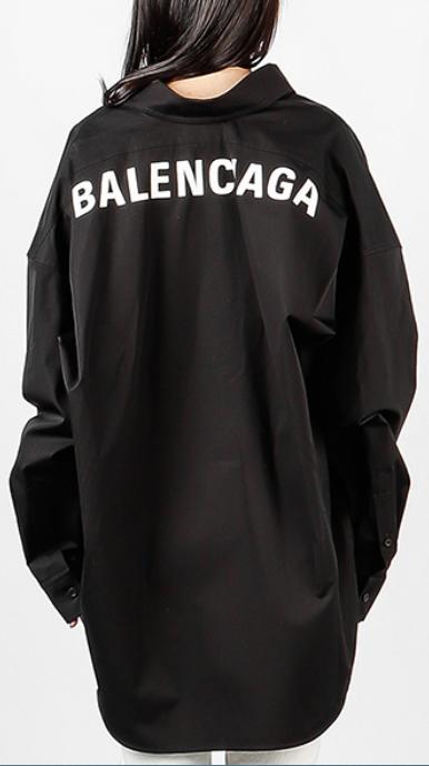 奥莱巴黎世家（622050 TIM39 1000）女士背面箭头长袖衬衫20FWJPY带授权招加盟代理 商品图2