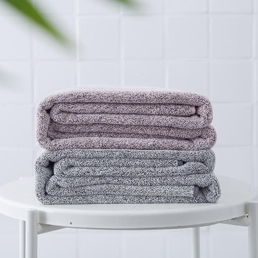 家减尘除竹炭纤维浴巾8230家居清洁新品（颜色随机） 商品图1
