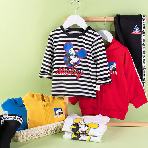 迪士尼男童春秋帅气潮装儿童外套套装三件套211T1180 商品图4