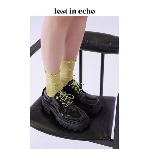 方头系带撞色气眼中性西装鞋 商品图2