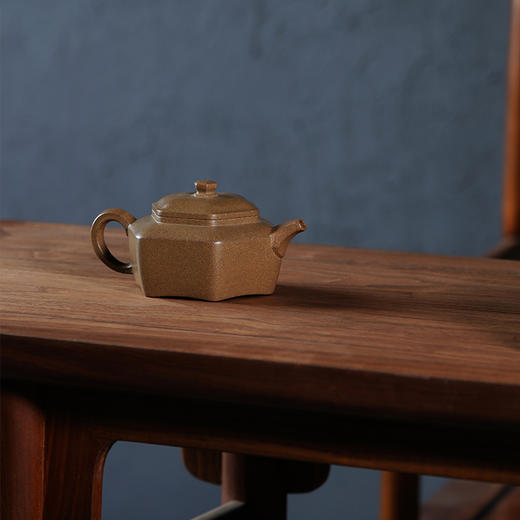 龙德堂陶艺 徐飞制《六龢》原矿青段 280cc (库存请咨询客服) 商品图1