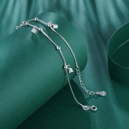【方寸间】925银时尚脚链【QBJL002】2101 商品图2