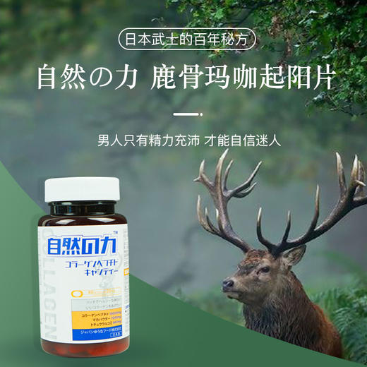 自然之力鹿骨玛咖起阳片精选奈良鹿骨蛋白肽 商品图0