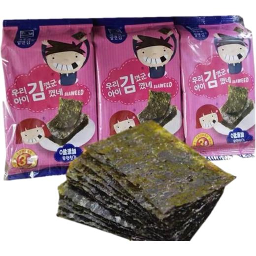 밥엔김 무염첨가김(중국산)4g*3 商品图0