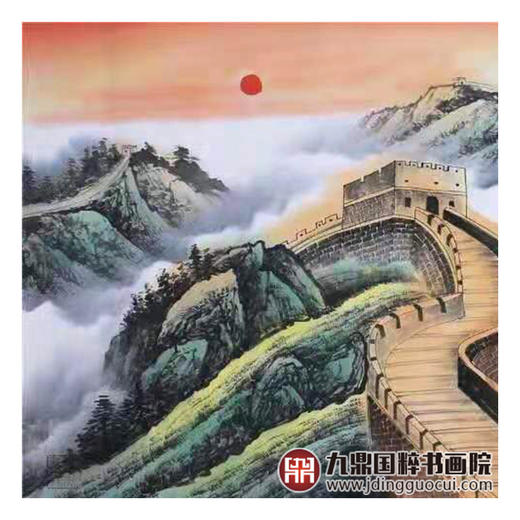 高云鹏《中华巨龙雄风万里》68*178cm 长城横幅作品 办公室/会议室挂画 商品图4