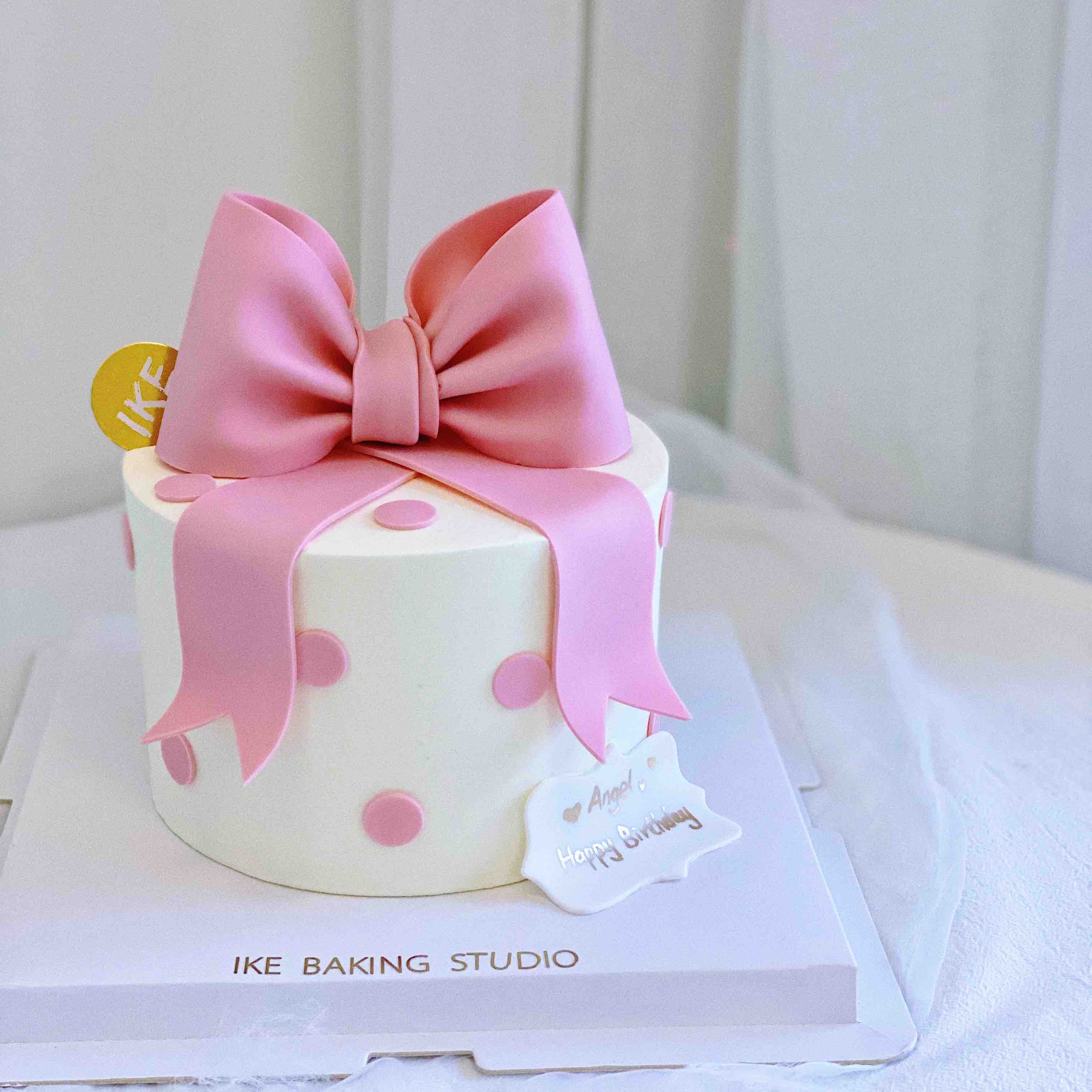 嫩粉 / 翻糖蝴蝶结