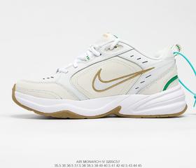 耐克Nike Air MONARCH IV米白帝王4代复古老爹百搭休闲慢跑鞋