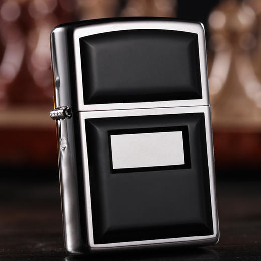 芝宝打火机（黑雅士镜面镀铭徽章）356 商品图0