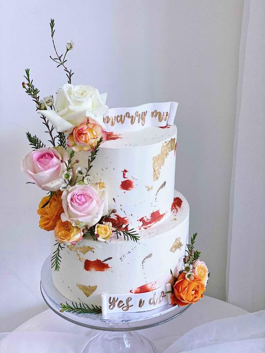 marry me | 求婚 | 鲜花蛋糕（提前3天预订） 商品图1