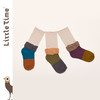 littletime童装荷叶花边中筒袜 2020冬新款撞色莫兰迪棉袜直筒 商品缩略图0