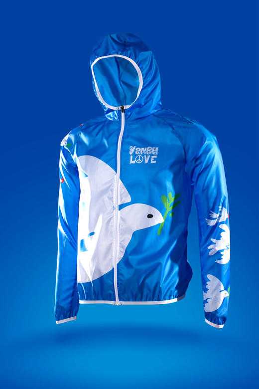 严素皮肤风衣,爱与和平,通款,防晒,超轻,可收纳,速干,防风 商品图0